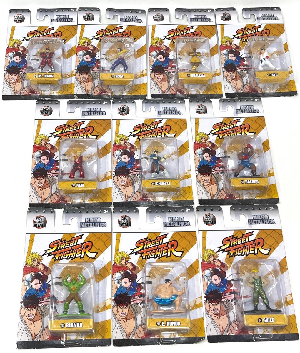 Street Fighter RYU VEGA KEN M. BISON figure cake topper Mattel