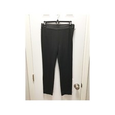 Everlane Womens Skinny Black Pants Size 2 Side Zip Ponte Knit Crop