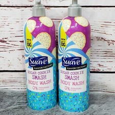 2x Suave 20 Oz Flavor Factory Sugar Cookie Smash Body Wash 0 Parabens