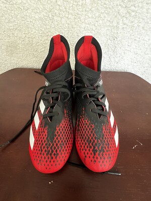 Adidas Predator 20.3 FG Youth Soccer Cleats Red/Black | eBay