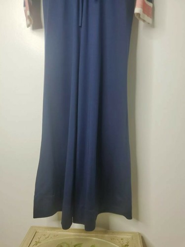 Vtg Jody T of California Womens LS Jumpsuit Blue Sailor Romper Long Size Small 4 - Picture 4 of 11