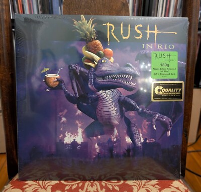 Rush   Rush In Rio, 4 LP Vinyl Box Set, Atlantic 2019, NEW 180 gram