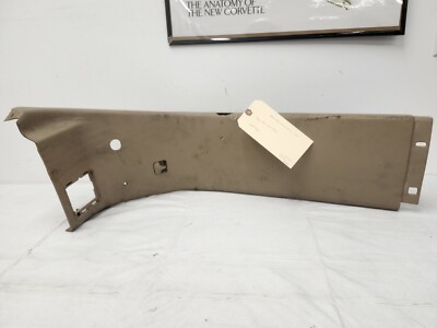 1991-1996 C4 Corvette Rear Halo Panel Trim Passenger Side (Right) Light Beige OE