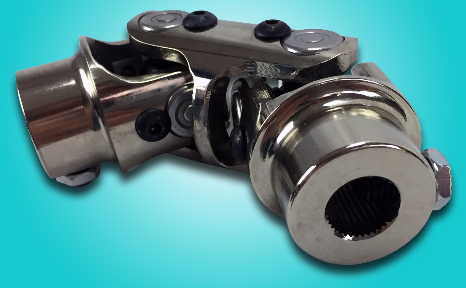 Double Steering Universal Joint - 3/4 Smooth Bore X 5/8 Smooth Bore