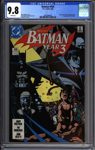 * BATMAN #436 CGC 9.8 Year 3 Pt 1 1st Tim Drake! Wolfman Perez (3803848009) *