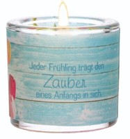 Lichtmoment Glaswindlicht - FrüHling 90567842 Windlicht Teelichthalter
