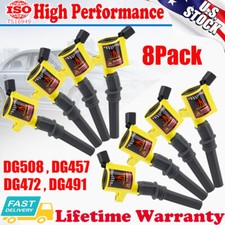 8 Ignition Coil For Ford F150 F250 F550 Lincoln V8 4.6L 5.4L FD503 DG508