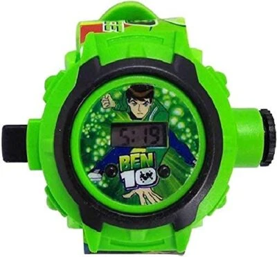 2 X BEN-10 Digital Projector Wrist Watch for Kids (24 Images) with LED Light - Image 1 of 4