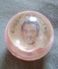 Vintage Hockey Player Bobby Rousseau Plastic Toy Marble.
