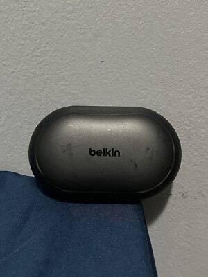 Belkin SoundForm True Wireless Earbuds with Charging Case - Black (AUC001btBK)