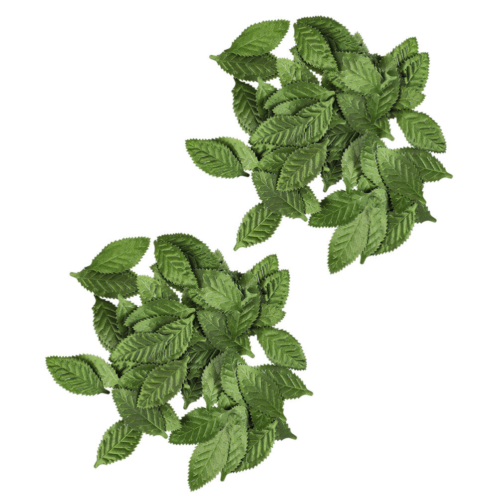 Artificial Plants Leaves Artificial Holly Leaves Christmas Floral Picks-image