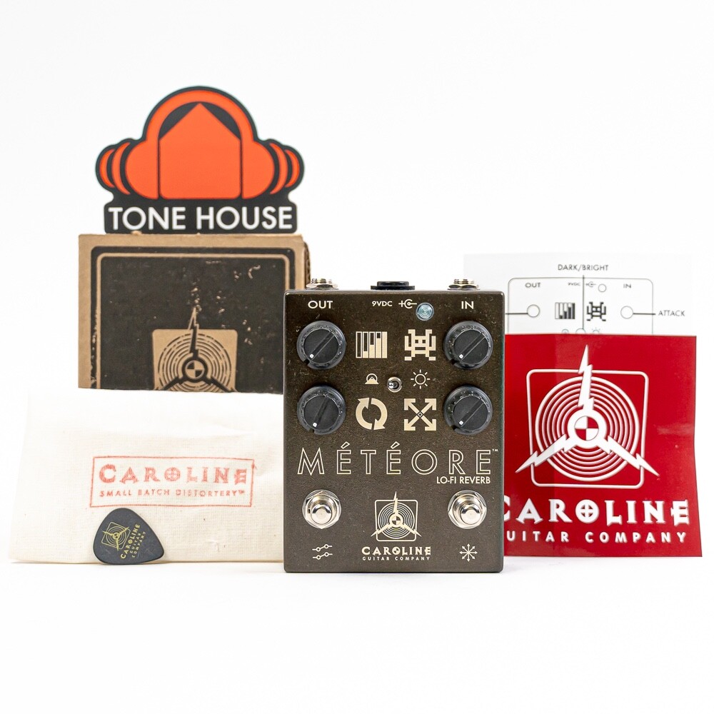 Caroline Guitar Company METEORE Lo Fi Reverb Pedal Signal Path