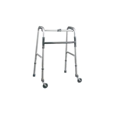 Rollator Laufrad Art. AD-N42K3 Aluminium Klappbar Zwei Räder Zwei Spitzen