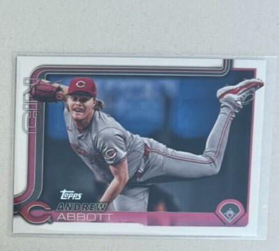 2025 Topps Andrew Abbott #140 Cincinatti Reds FREE SHIPPING
