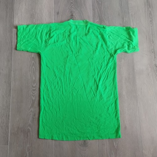 Vintage Frankie Goes To Hollywood Shirt S Lime Green Single Stitch Cotton Crew - Picture 12 of 17