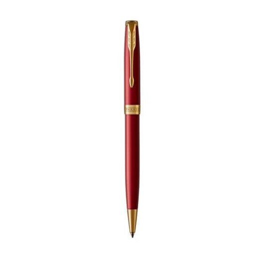 Penna a sfera Parker Sonnet Red Lacquer GT punta M inchiostro nero Parker Red GT