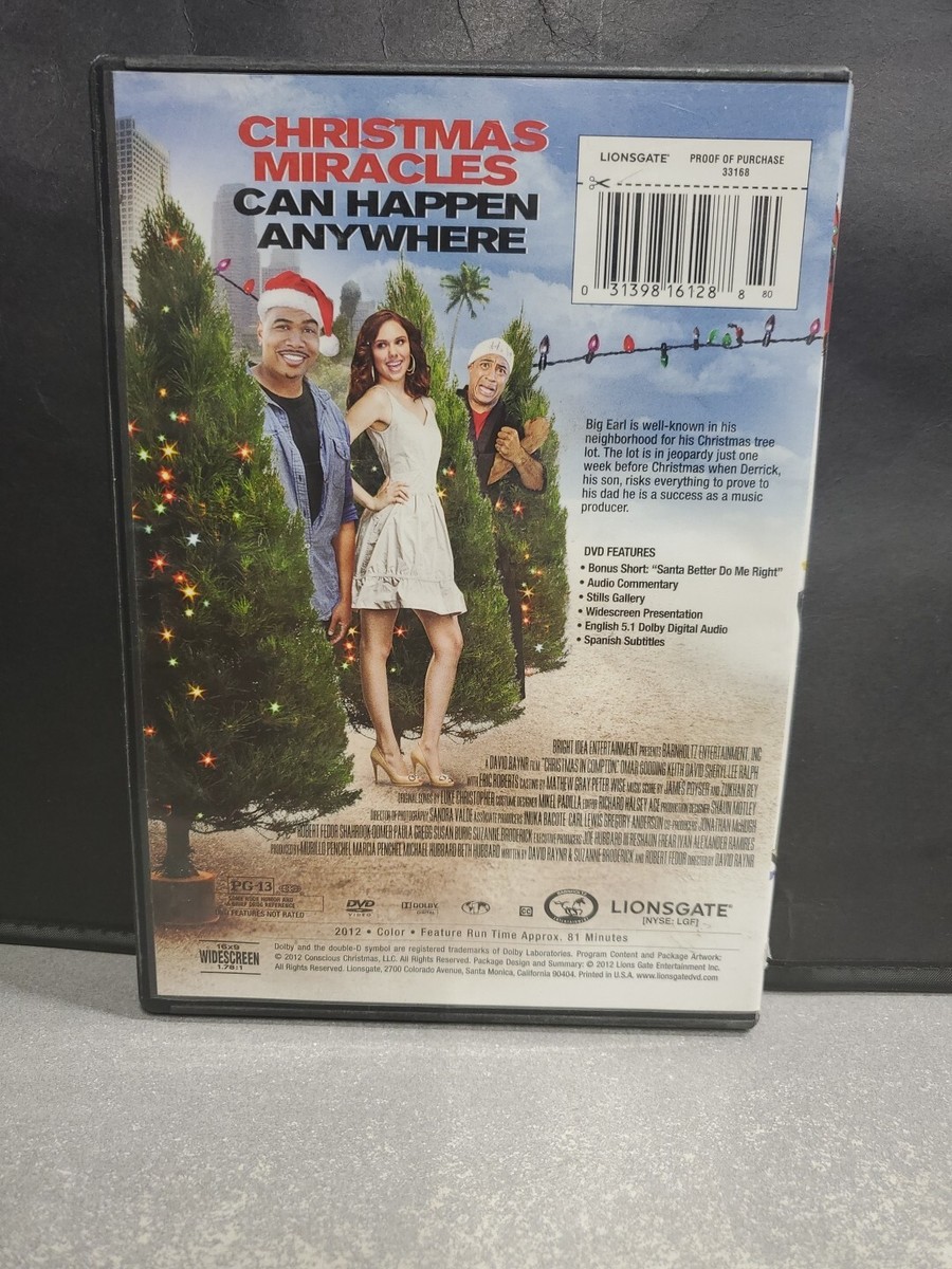 Christmas in Compton DVD, Very Good, Omar Gooding, Keith David