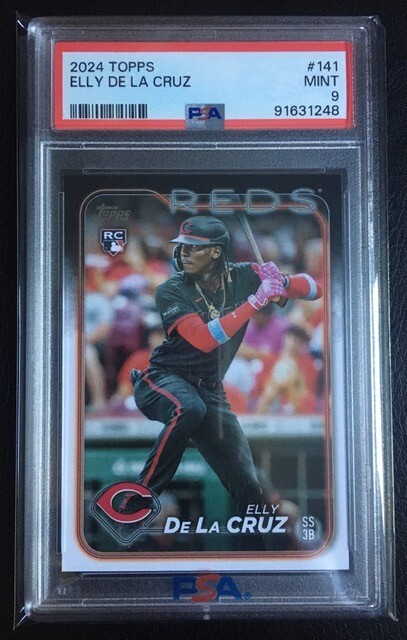 Elly De La Cruz 2024 Topps #141 RC PSA 9 Reds