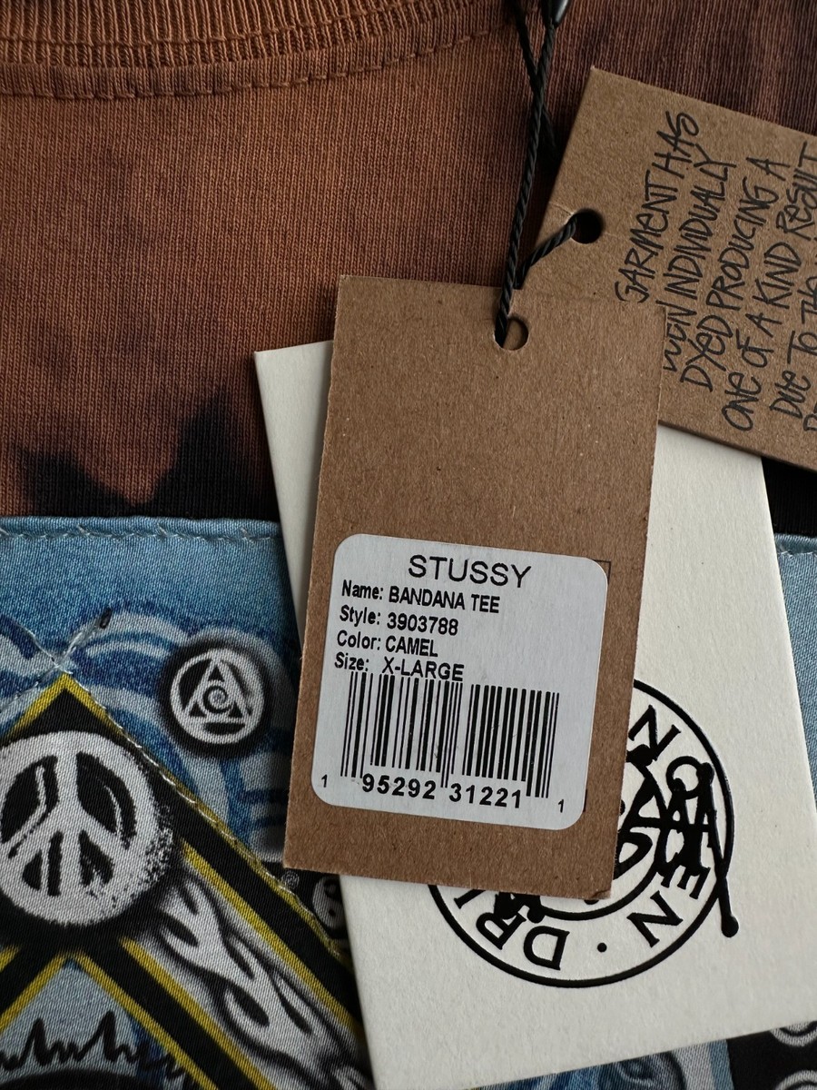 ★関税込★Stussy★Stussy x Dries Van Noten Bandana T-Shirt★ Stussy x Dries Van Noten Bandana T-Shirt Camel | eBay
