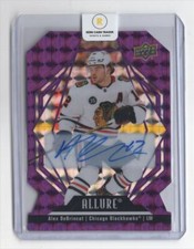 2022-23 Upper Deck Allure Purple Diamond Auto Alex DeBrincat Auto 10/10 #56