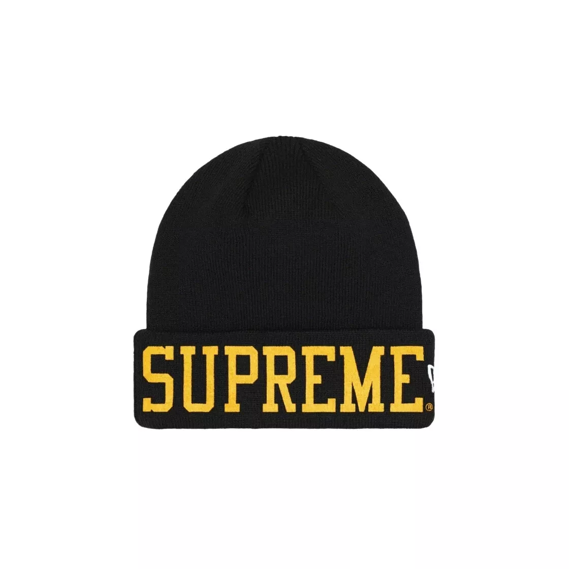 Bonnet universitaire Supreme New Era noir   23FW  