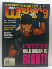 PRO WRESTLING ILLUSTRATED DEC 1996 HULK HOGAN WWF VS WCW STEVE AUSTIN STING
