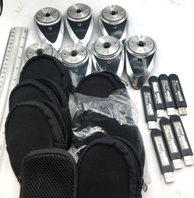 Interlink SMK Presenter Lot of 7 W 7 Receivers & 7 Cases Working