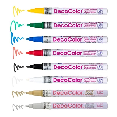 Decocolor Opaque Paint Marker | Perfect for Autographs and Signings