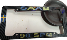 Saab SPG 1990 License Plate Frame--custom, rare