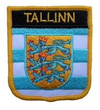 Tallinn Estonia Shield Embroidered Patch