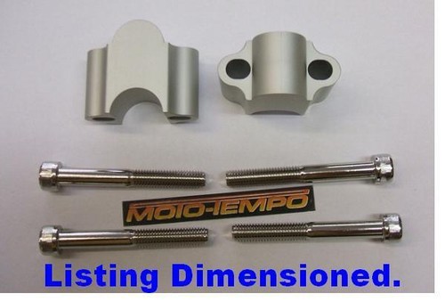 CNC 30mm BAR RAISERS RISERS FOR Yamaha MT-03 FZS 600 1000 FZ1 FZ6 Fazer XJ6 XJ9 - Picture 1 of 3