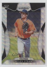 2019 Panini Prizm Blue Wave Prizm 44/60 Myles Straw #96 tj0
