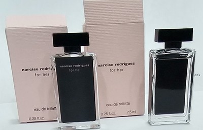 Sale! 2 Narciso Rodriguez For Her EDT 7.5ml/0.25oz each, total 15ml/0.5oz NIB
