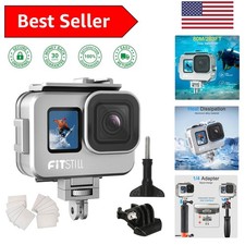 80M Underwater Dive Housing for GoPro Hero Series - Rust-Proof  High Clarity