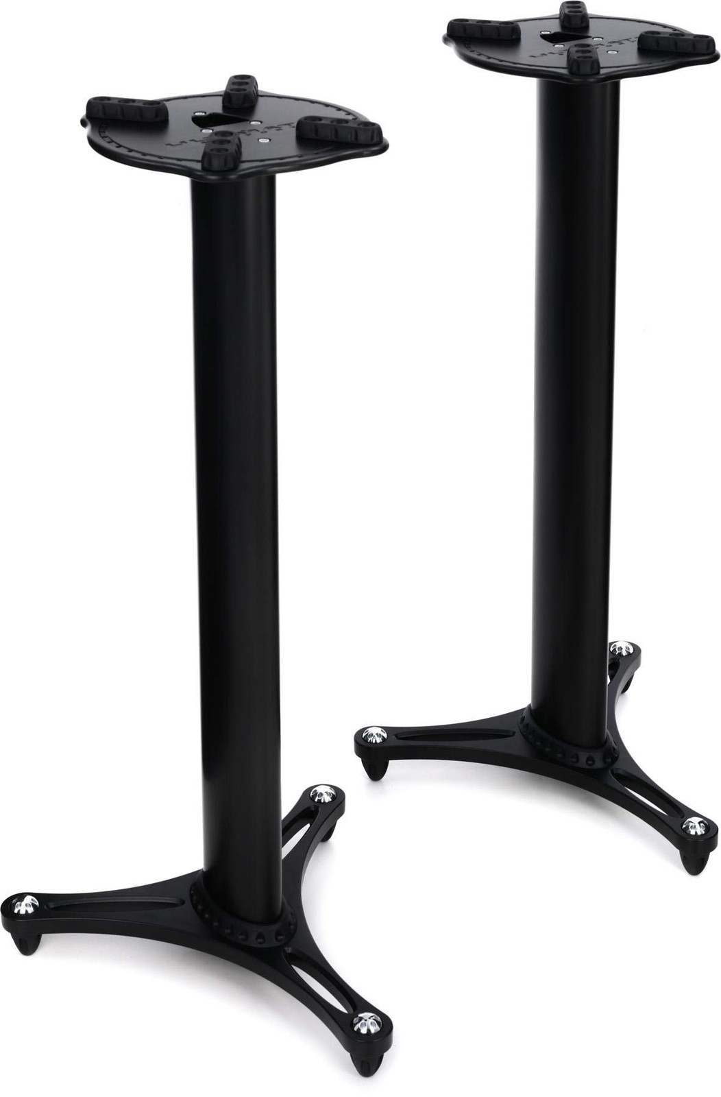 Ultimate Support MS-90/36B 36 Inches Studio Monitor Stands - Black Finish