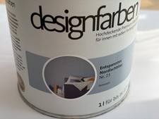 Designfarbe  Nr. 23 Entspanntes Nordischblau  - 1 Liter