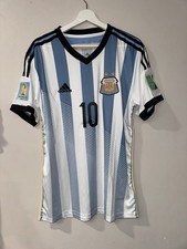 Argentina World Cup 2014 Lionel Messi Large Home Soccer Football Jersey Retro