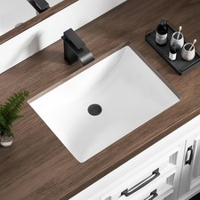 Ada Compliant 20"x15" White Ceramic Rectangle 20.0"x15.0"x5.7",