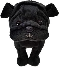 New Premium Puppy black pug stuffed toy Plush doll 15cm from Japan