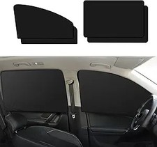 4PCS Window Shades, Front Side Window Protectors, Magnetic Side Window Sun Shade
