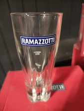 Ramazzotti Longdrinkglas 12 Gläser blaues Logo Ramazotti Karton