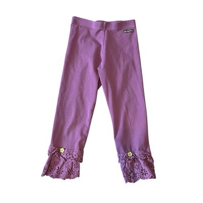 Matilda Jane Mauve Pink Enchanted Garden Playful Palette Scrappy Leggings 10