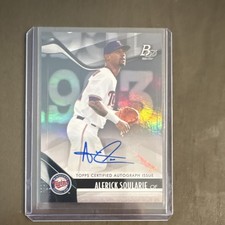 Topps 2021 Bowman Platinum Alerick Soularie Autograph Twins Card #TOP-78