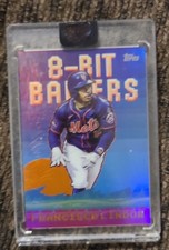 2025 Topps Series 1 - 8-Bit Ballers Francisco Lindor #8B-20 Orange /25