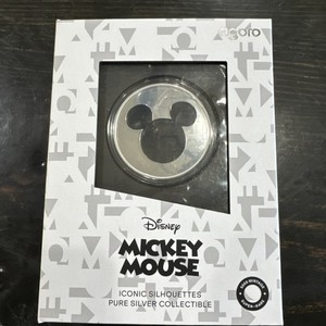 Agoro Disney Mickey Mouse Iconic Silhouettes Pure Silver Collectible Coin 2026