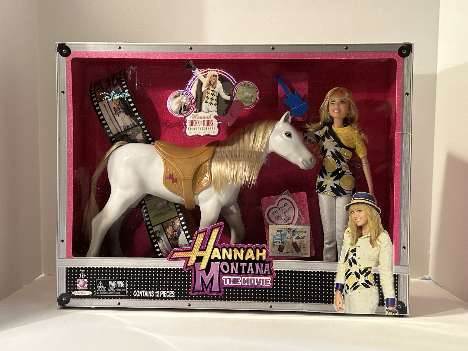 Hannah Montana The Movie Doll “Rocks And Rides” Hannah And Her Horse 2009 NRFB