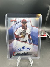 2025 Bowman's Best - Best of 2025 Autographs Robert Arias #B25-RA (AU, RC)