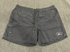 Tommy Bahama Relax Swim Trunks Mesh Lined Cargo Pocket Beach Men  s XL Black