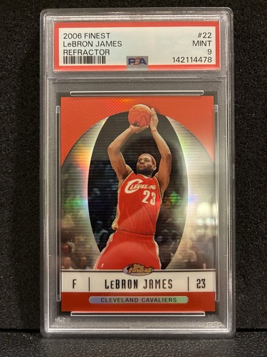 2006-07 Topps Finest - LeBron James #22 Refractor PSA 9