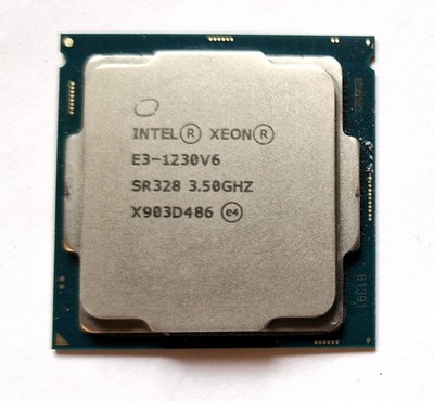 Intel Xeon E3-1230 V6   4 Kerne / 8 Threads 3.5 GHz Sockel 1151 /Kaby Lake-S